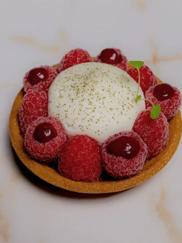 Tarte aux framboises